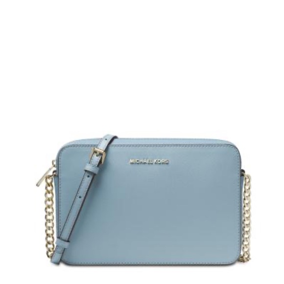 Michael Kors Handbags - Michael Kors Jet Set East West Crossgrain Leather Crossbody